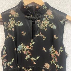 All that Jazz Black Floral Sleeveless dress